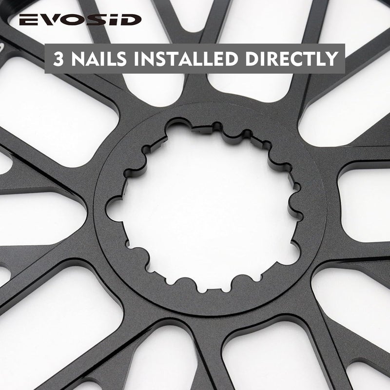 EVOSID Store سلسلة دراجة الطريق مع تركيب مباشر 3 مم إزاحة 40T 42T 44T 46T 48T تاج ضيق وعريض - Image 4
